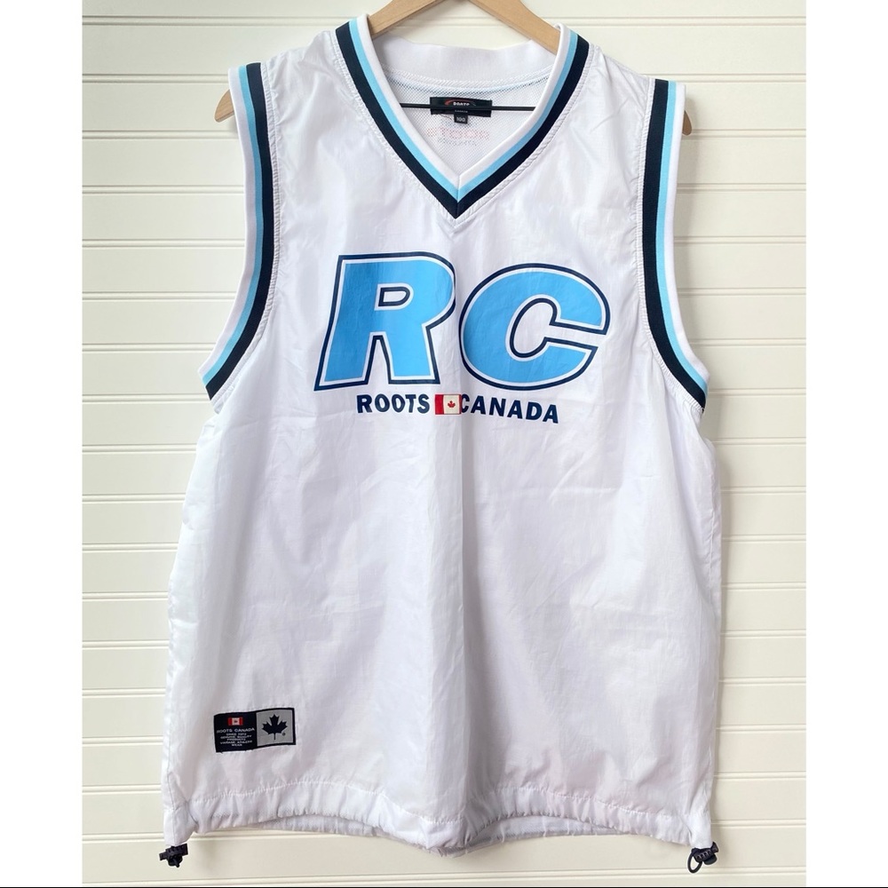 Roots Canada Athletic Pullover Sleeveless Jersey Jacket | Size Medium